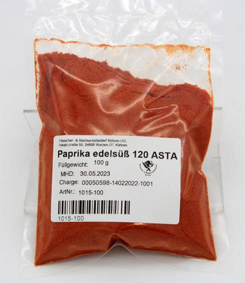 Paprika edelsüß 120 ASTA 100 g