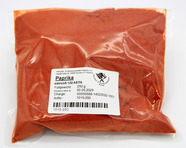 Paprika edelsüß 120 ASTA 250 g 