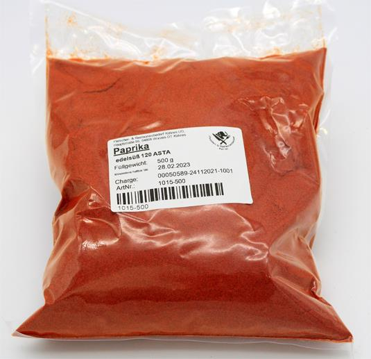 Paprika edelsüß 120 ASTA 500 g 