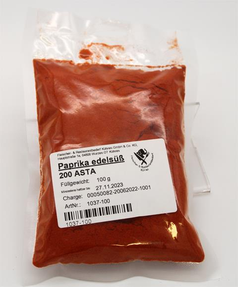 Paprika edelsüß 200 ASTA 100 g