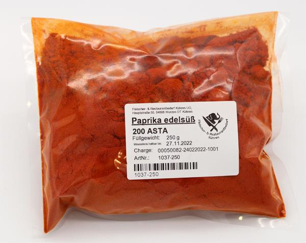 Paprika edelsüß 200 ASTA 250 g