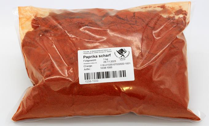 Paprika scharf 1 kg