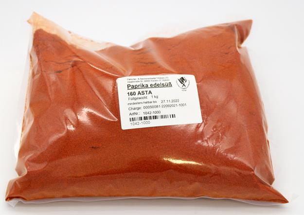 Paprika edelsüß 160 ASTA 1 kg
