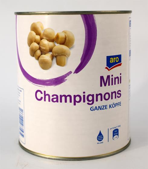 Champignons Minikopf Pilze 3100ml Dose  