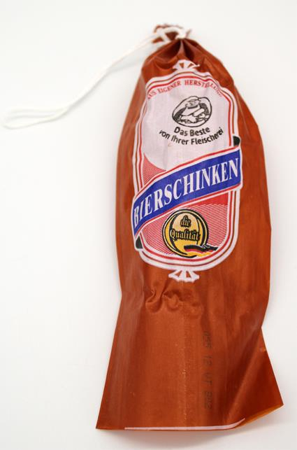 Bierschinken 55/21 Metzgerserie Eigendruck braun 25 Abschn. weiß geb.