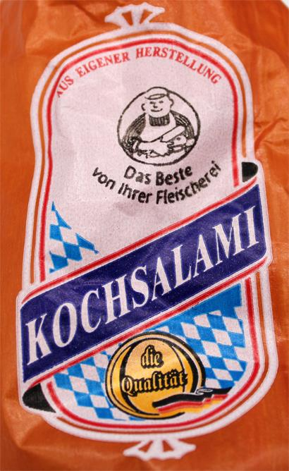 Kochsalami 55/25 Metzgerserie 25 Abschn. Faser D rot/weiß geb.
