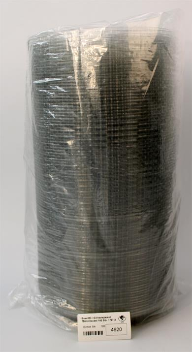  Deckel für Salatschalen Bowl B3 & G3 transparent 750ml 100 Stk. 
