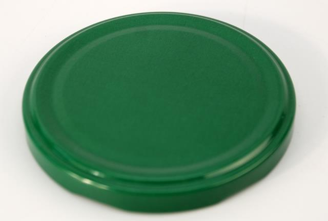 750 Schraubdeckel dunkel grün TO82 im Karton für Schraubgläser