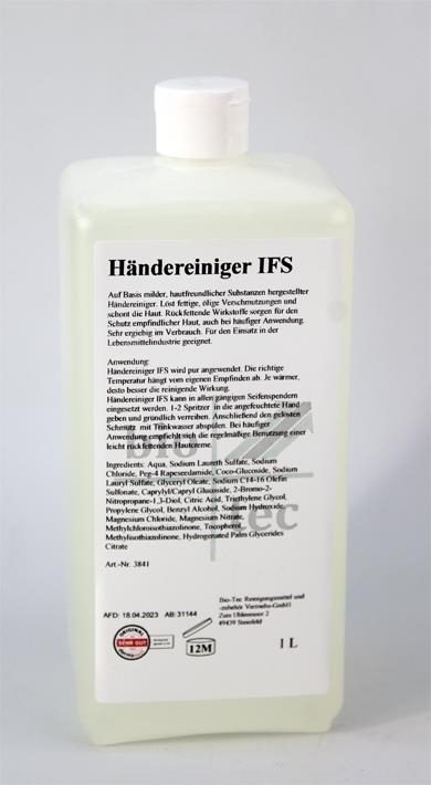 Bio Tec Händereiniger IFS 1 Liter Flasche 