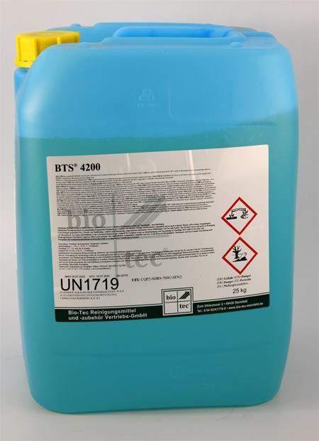 Bio Tec BTS 4200 Geschirrreiniger mit Desinfektion auf Aktivchlorbasis 25 kg blauer Kanister