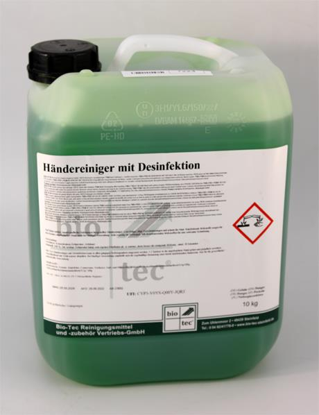 Bio Tec Händereiniger grün m. Desinfektion 10 Kg