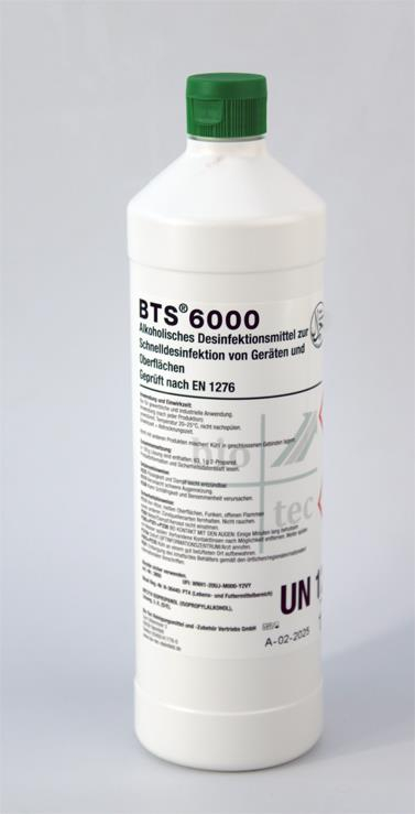 Bio Tec BTS 6000 1 Ltr. Flasche Alkoholbasierendes Flächendesinfektionsmittel
