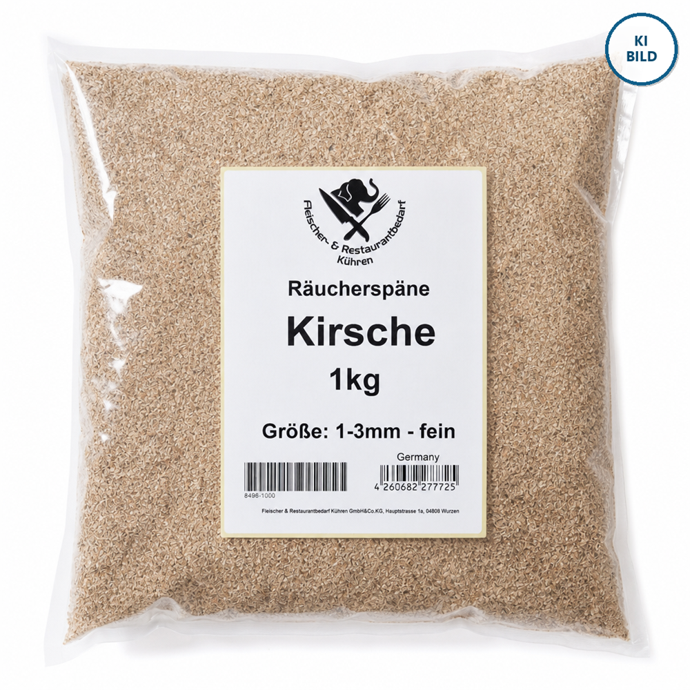 Räucherspäne Kirsche 1kg fein