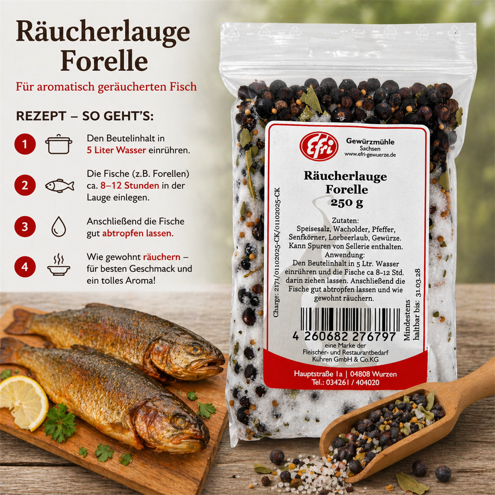 Räucherlauge Forelle Efri 250g