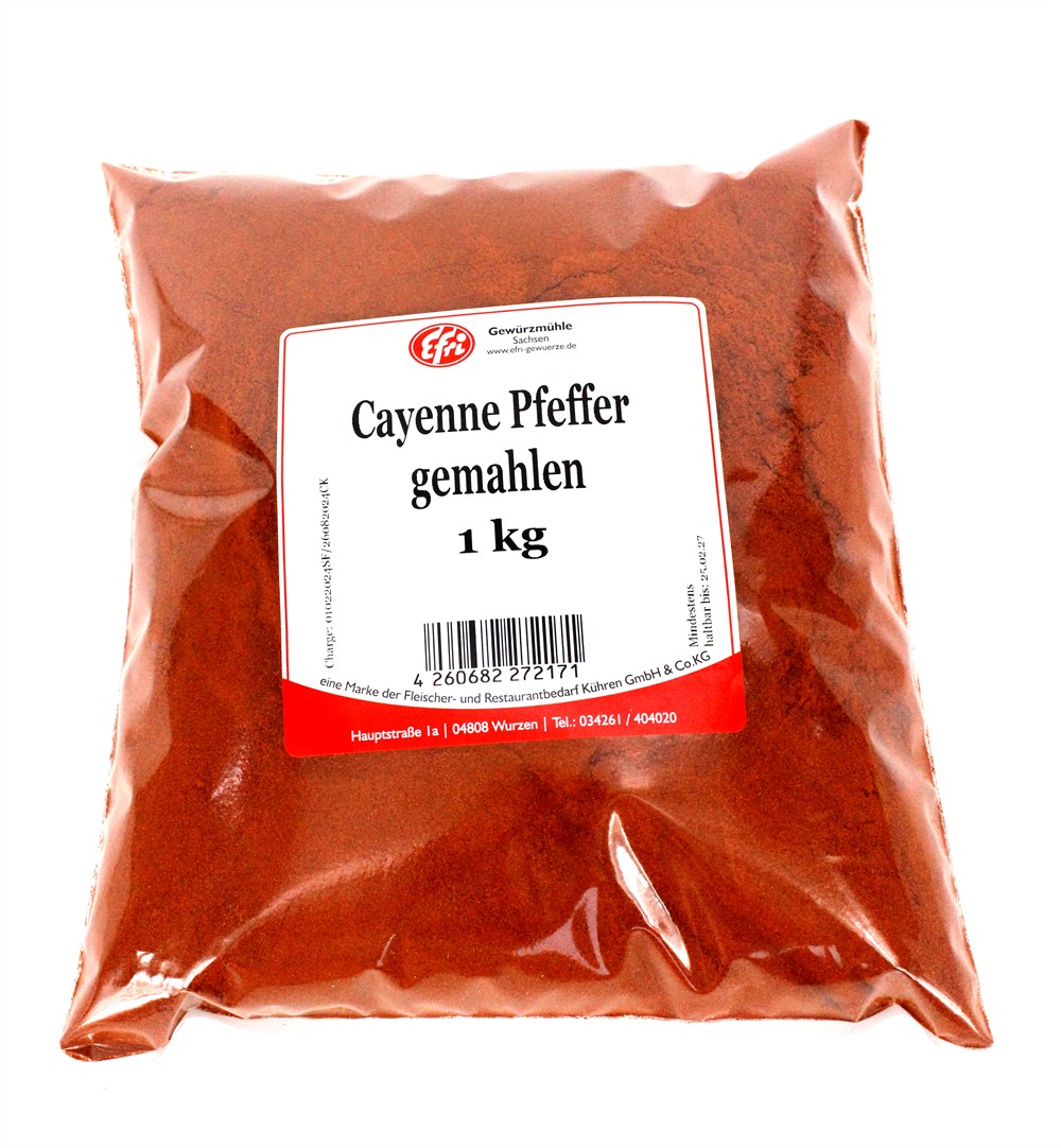 Cayenne Pfeffer gemahlen 1 kg