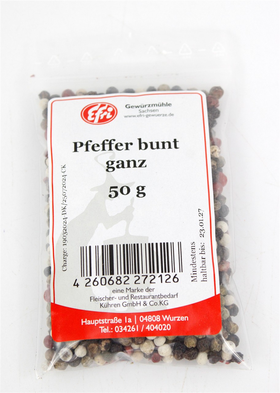 Pfeffer bunt ganz 50 g