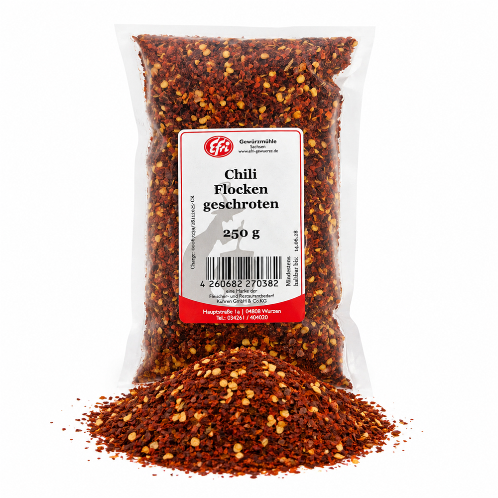 Chili Flocken geschroten 250 g