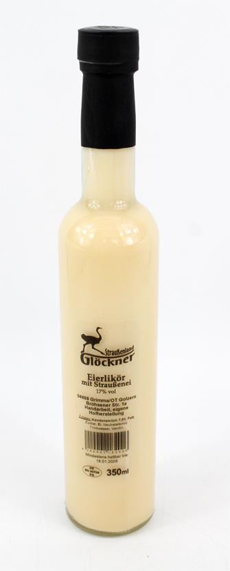 Eierlikör aus Straußenei 350ml Straußenland Glöckner