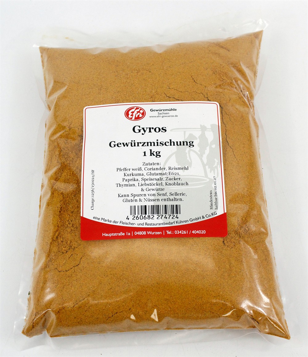 Gyros Würzmischung Efri  1 kg