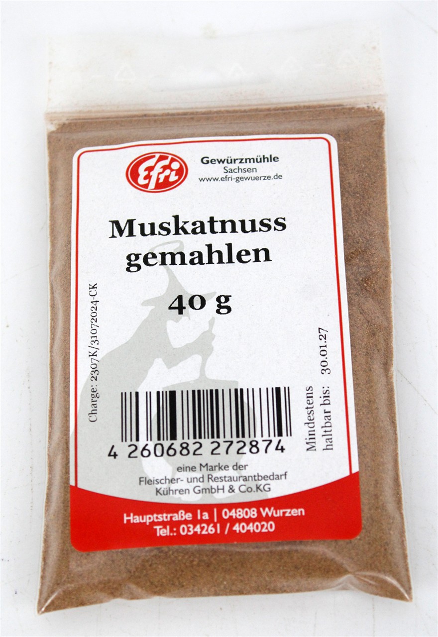 Muskatnuss gemahlen 40g