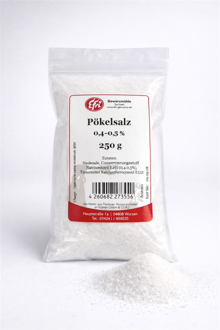 Pökelsalz  0,4-0,5 % / 250 g 