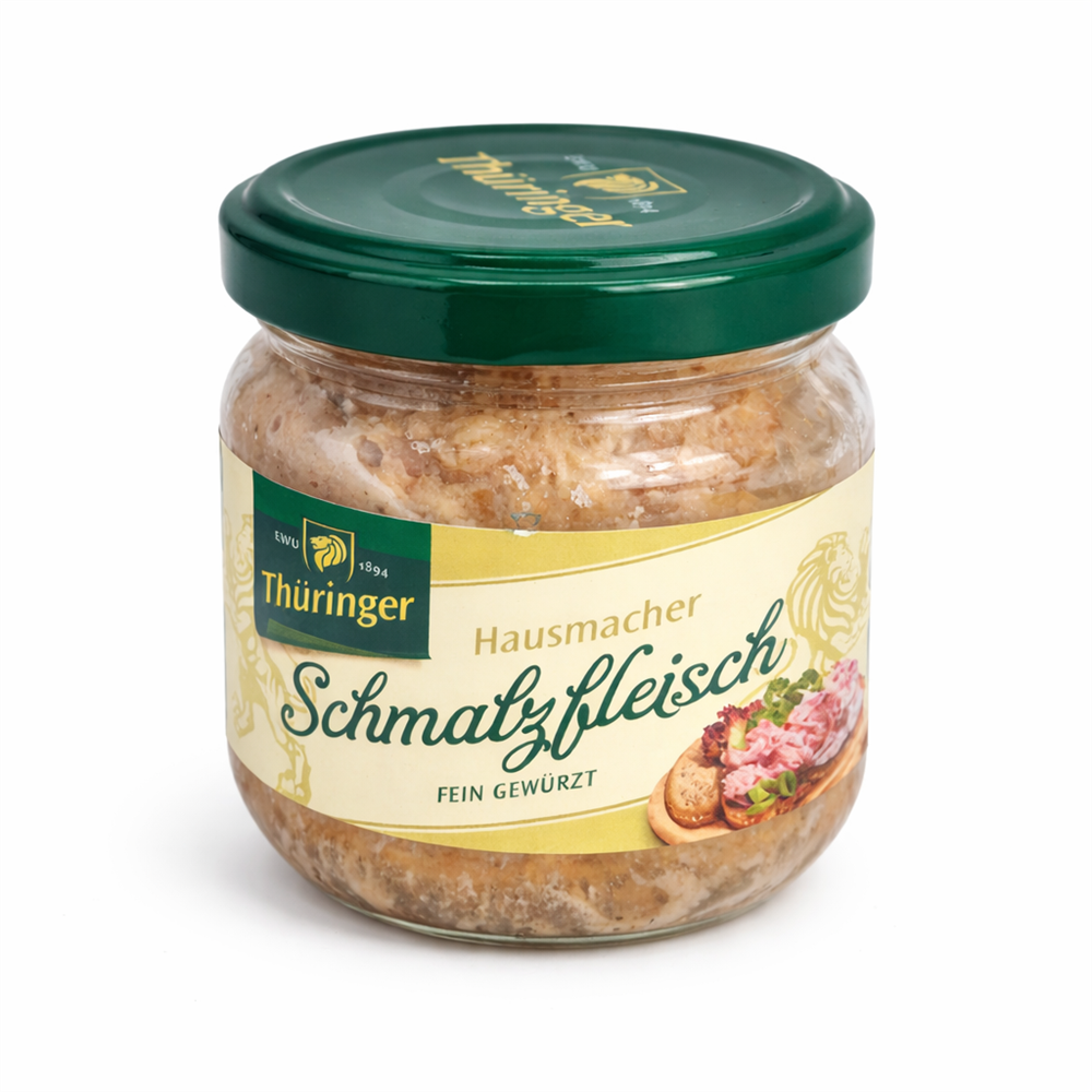 Thüringer Schmalzfleisch im 160g Glas