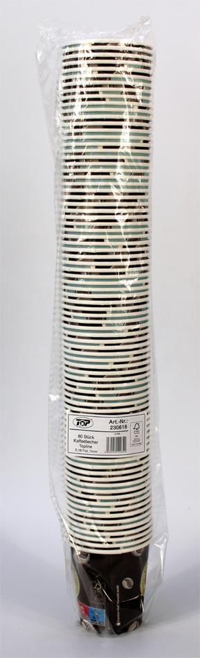 Kaffeebecher "Coffee to go" 0,18 Liter 80 Stück