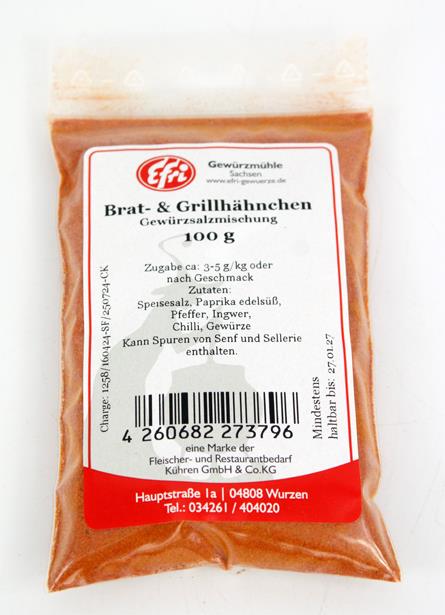 Brat- & Grillhähnchen Würzsalzmischung 100g