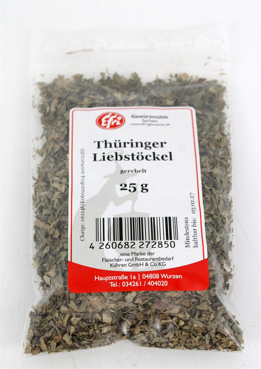 Liebstockblätter gerebelt Thüringer 25 g