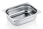 1/2 GN Behälter Edelstahl 100 mm Gastronomiebehälter
