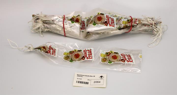Sauerkraut 63/35 25 Abschn. weiß geb.