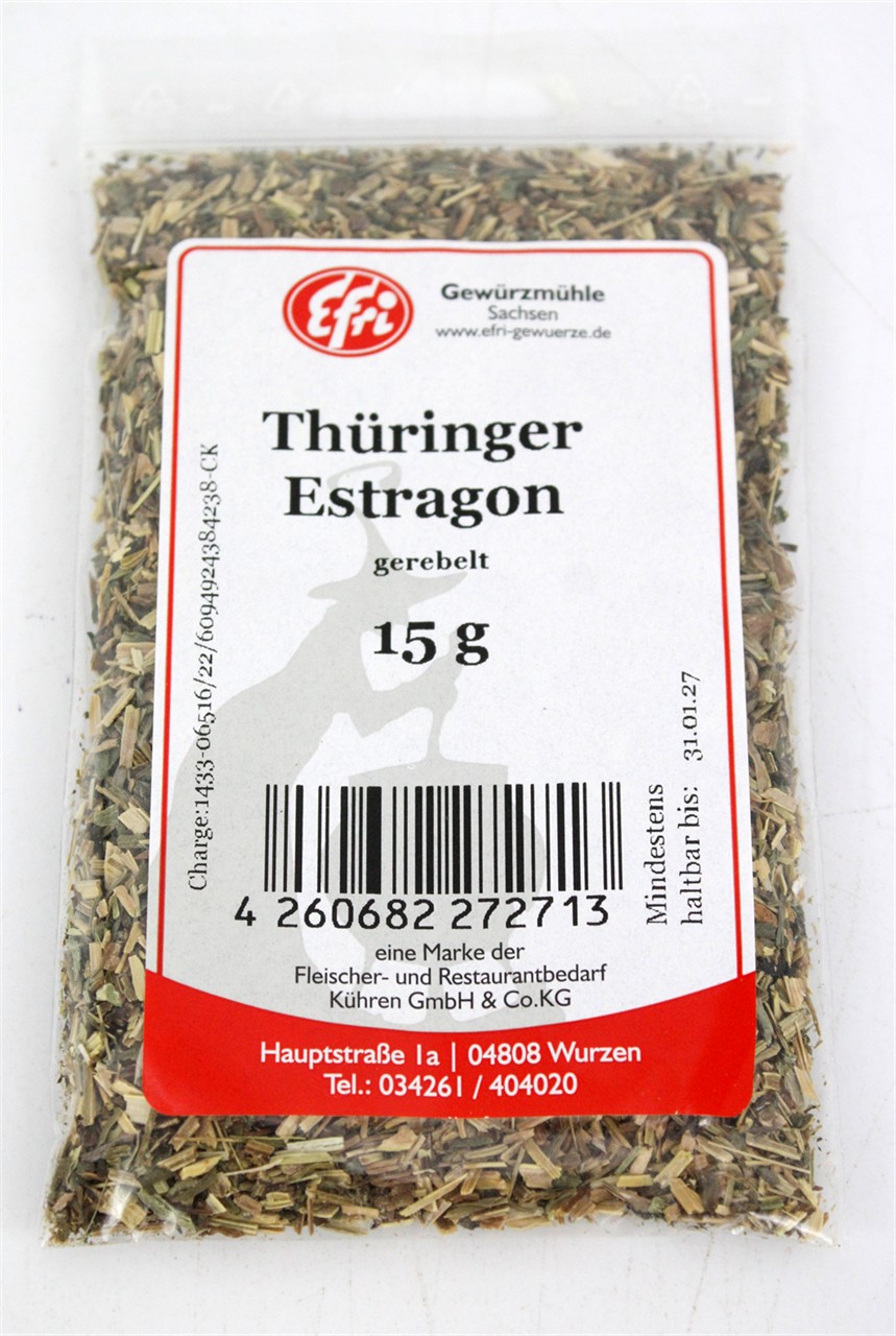 Estragonblätter gerebelt, orig.15g