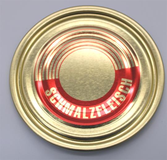 Deckel f. Dosen 99er "Schmalzfleisch" 100 Stk/Packung