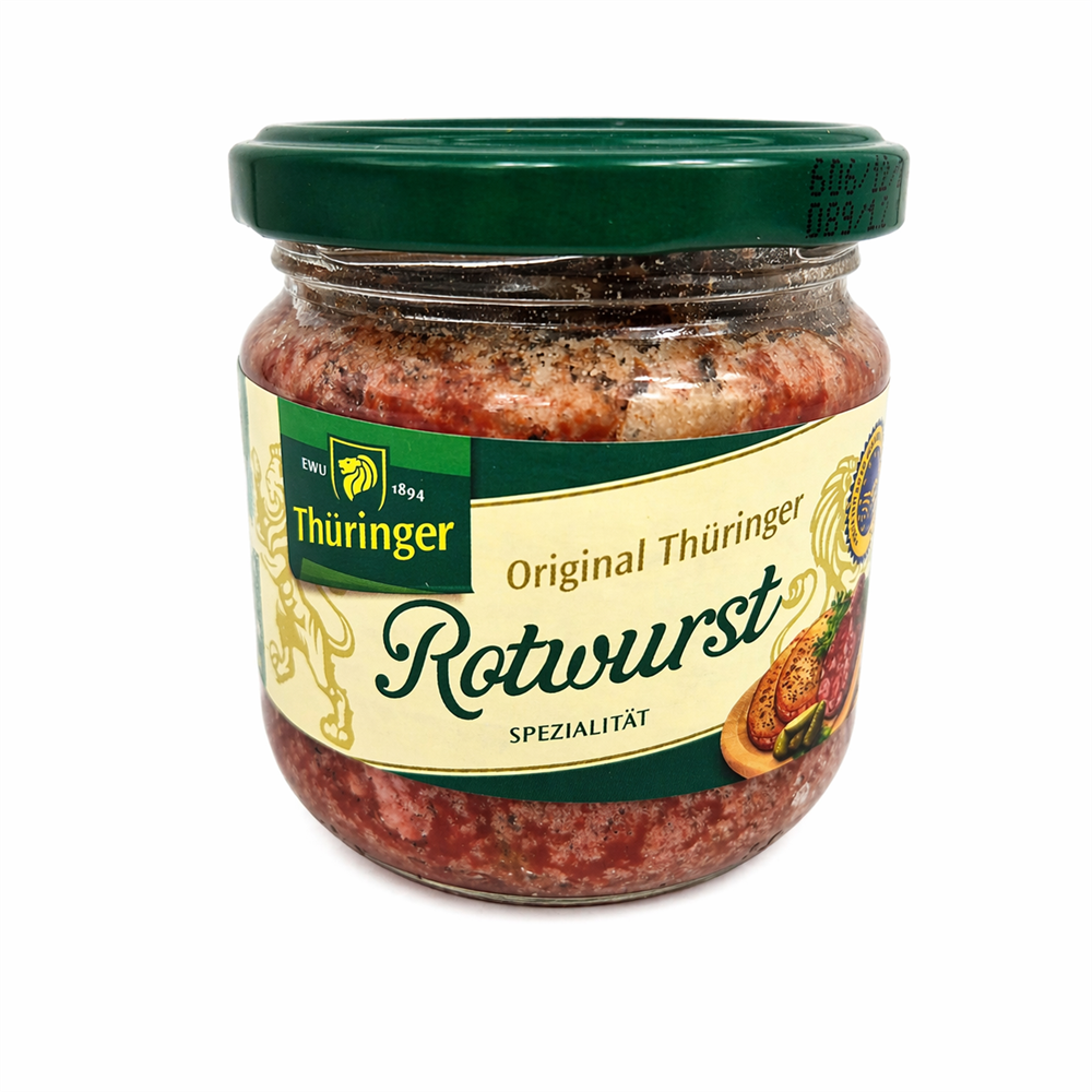 Thüringer Rotwurst im 160g Glas 
