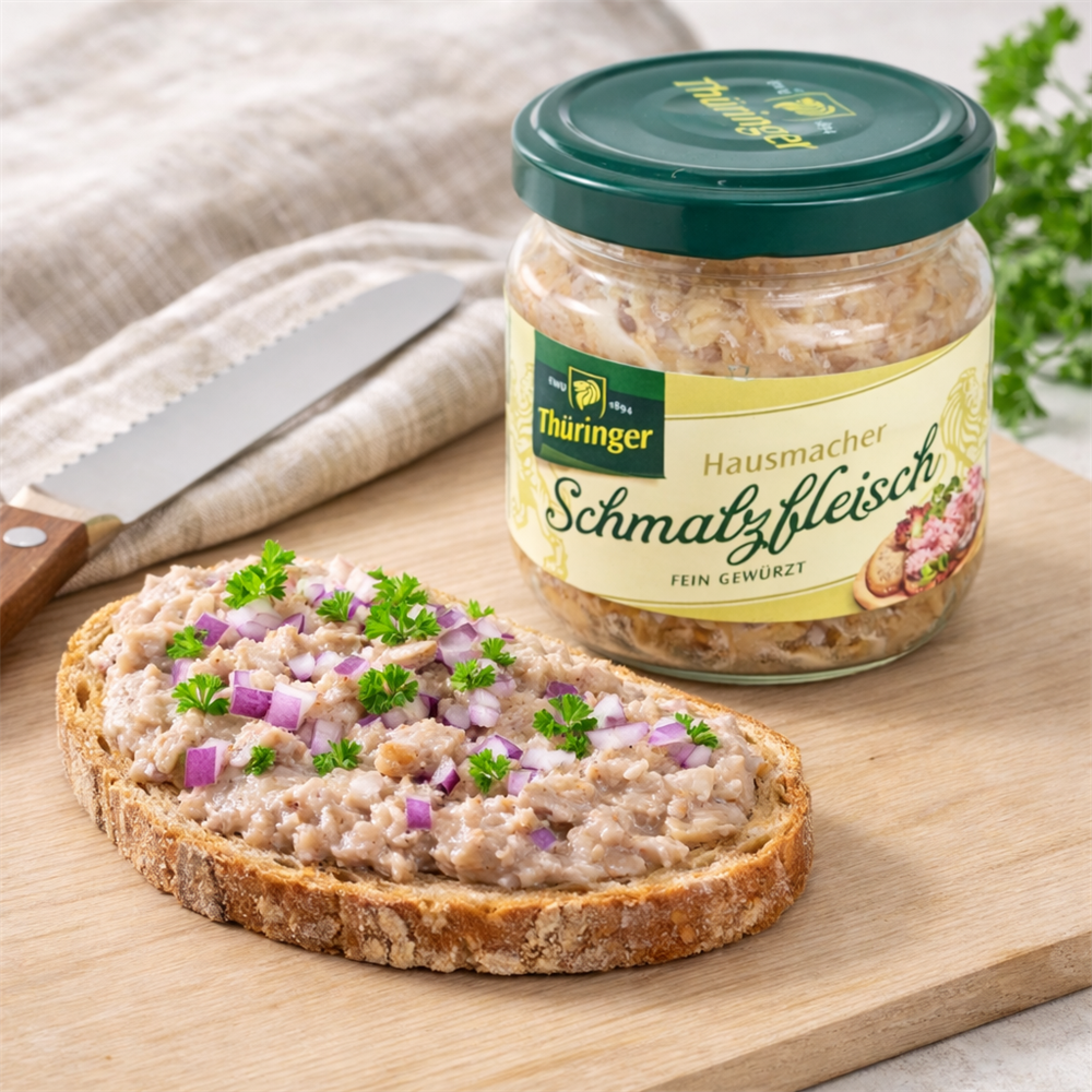 Thüringer Schmalzfleisch im 160g Glas