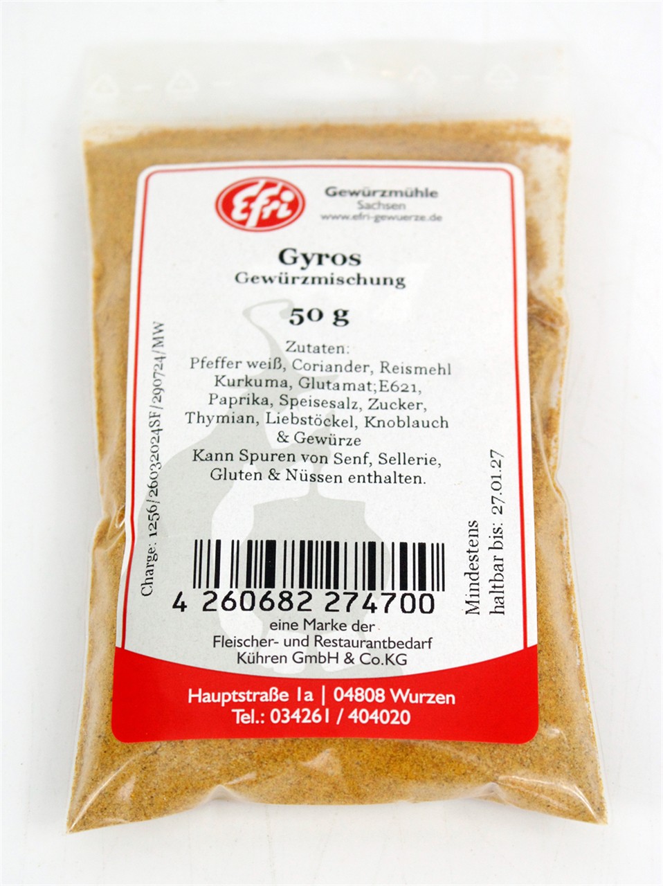 Gyros Würzmischung Efri 50g