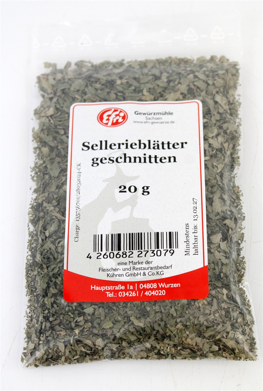 Sellerieblätter geschnitten Thür. 20 g