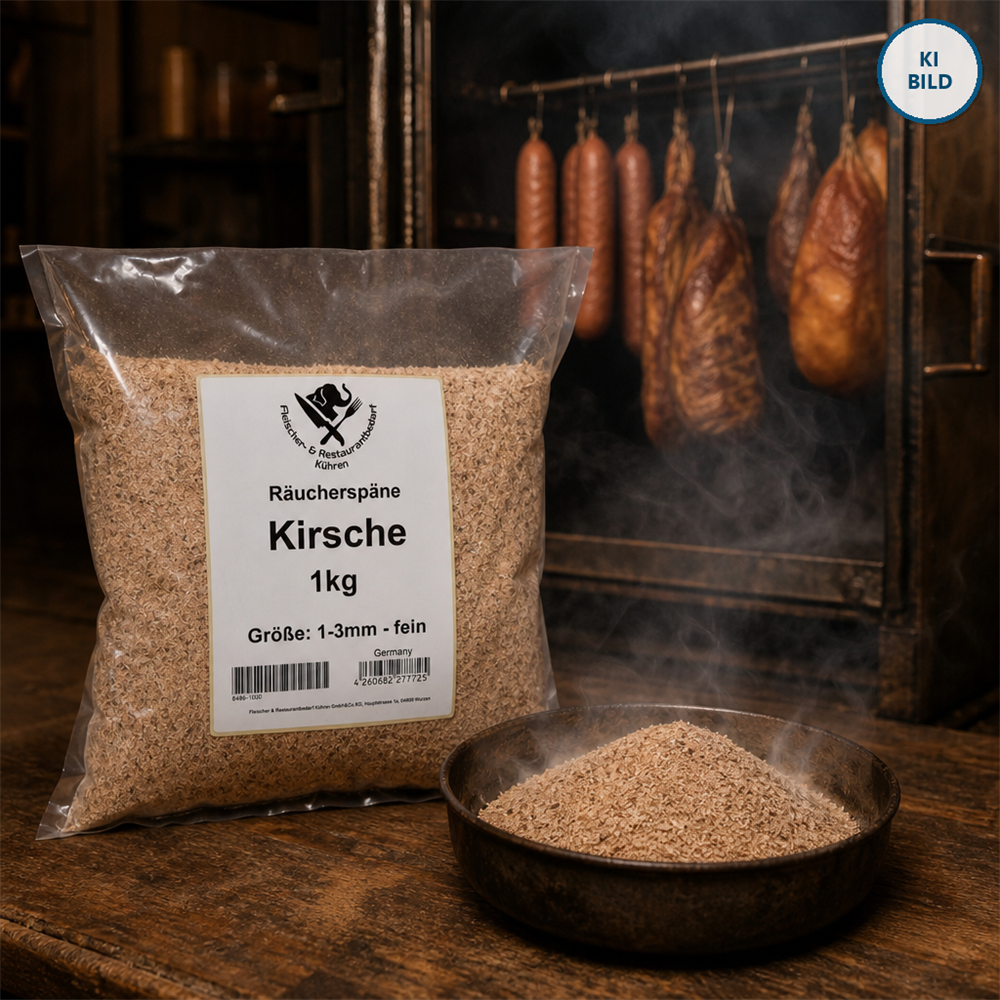 Räucherspäne Kirsche 1kg fein