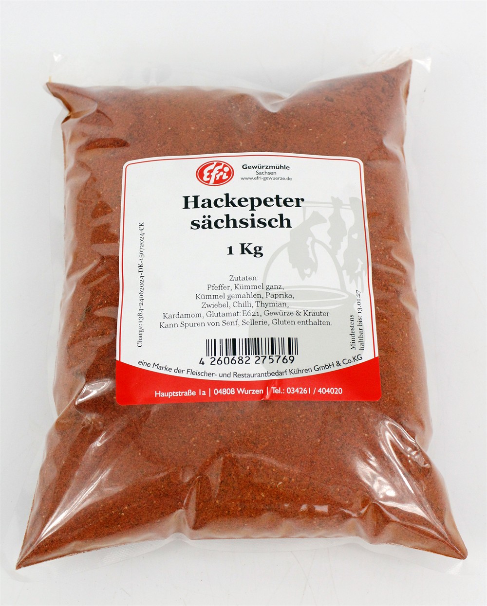 Hackepeter Würzmischung sächs. 1 Kg m. Kümmel ganz