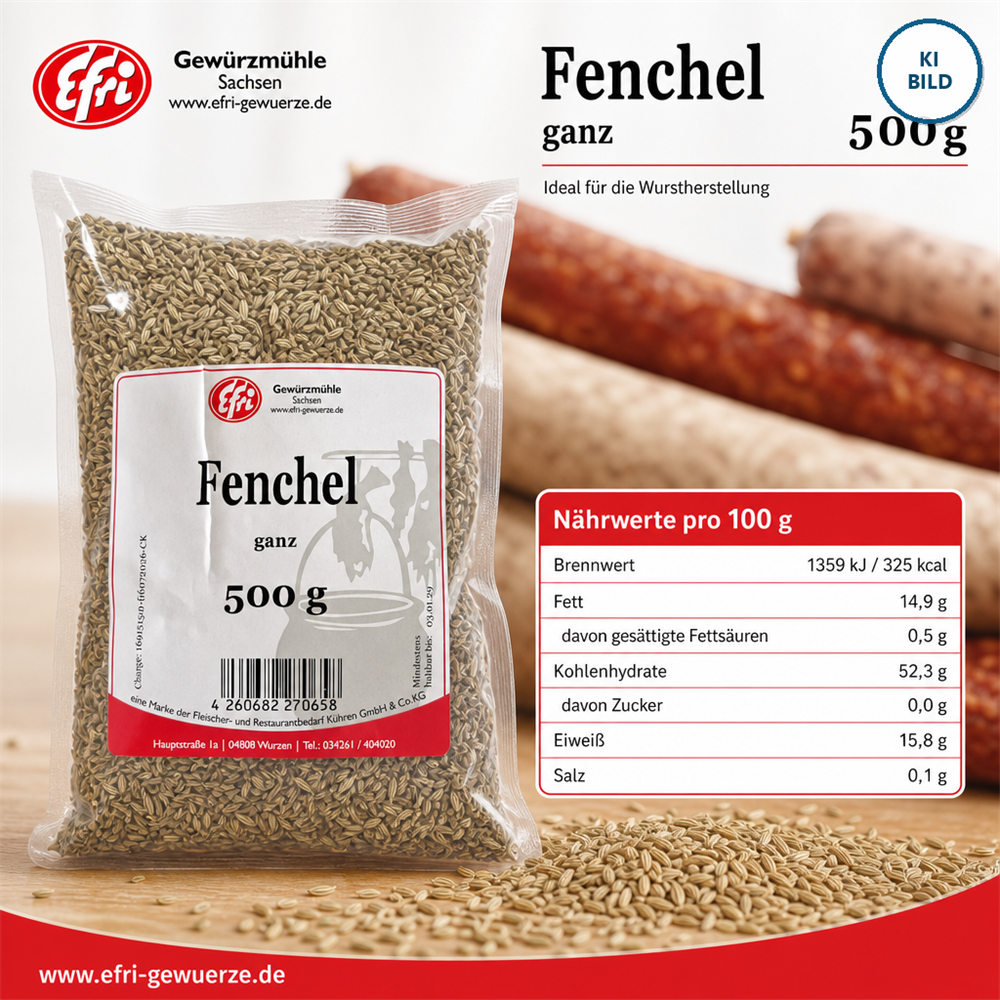 Fenchel ganz 500 g