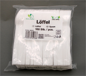 Mehrweg- Löffel 16cm weiss 100 Stück