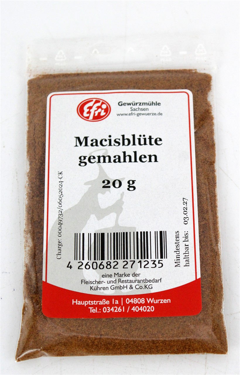 Macisblüte (Muskatblüte) gemahlen 20g