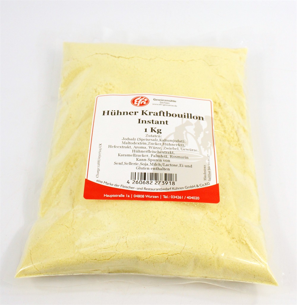Hühner-Kraftbouillon 1 Kg Instant-Goldhuhnbrühe
