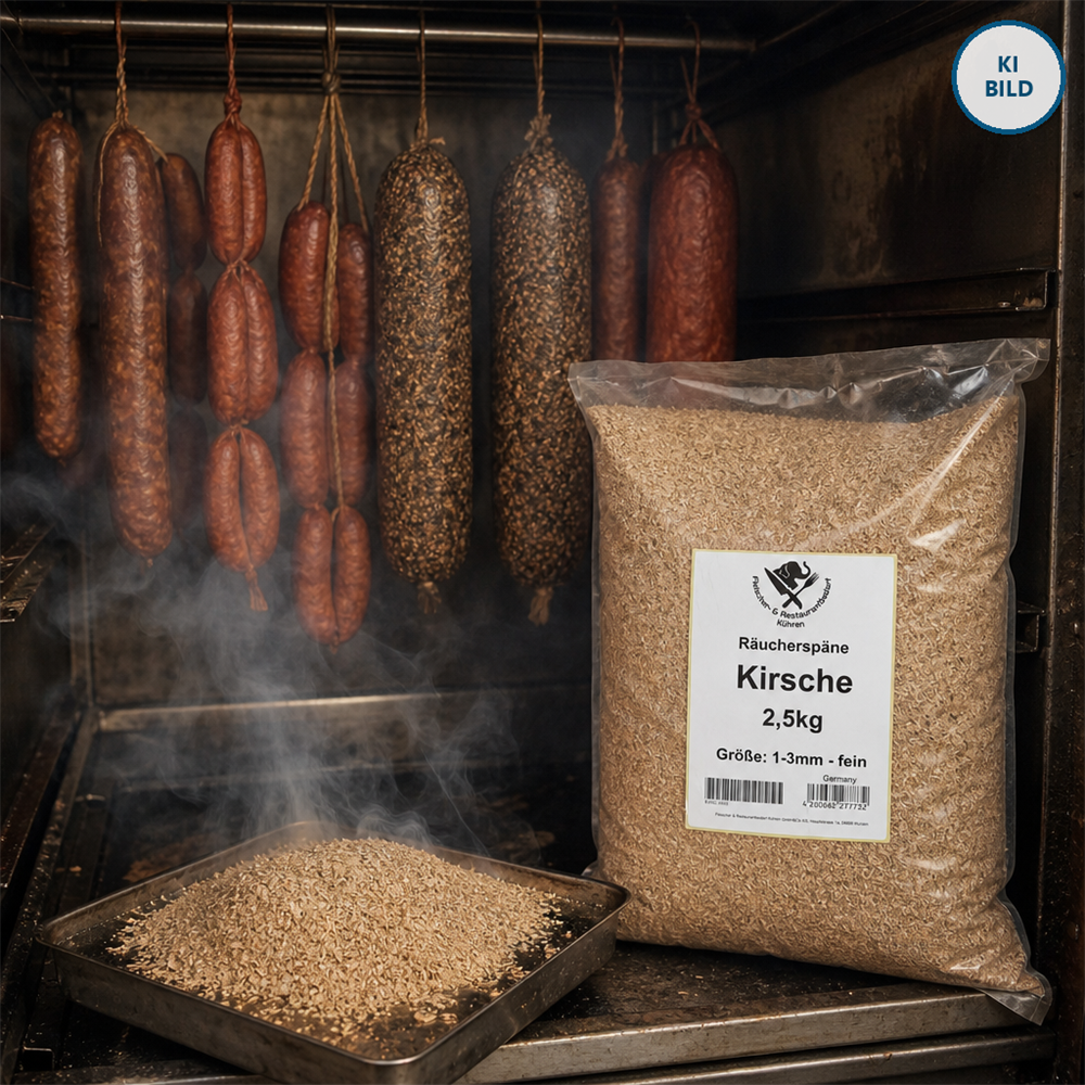 Räucherspäne Kirsche 2,5kg fein