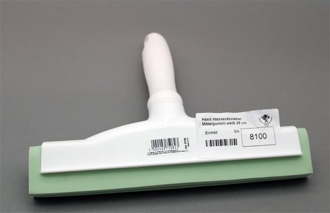 Hand Wasserabzieher Mittelgummi weiß 25 cm 