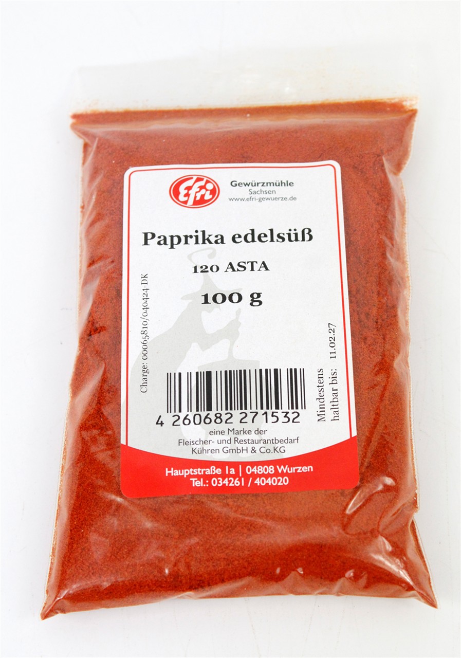 Paprika edelsüß 120 ASTA 100 g