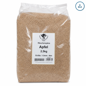 Räucherspäne Apfel 1-3mm fein 2,5kg