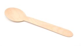 Holzlöffel 16 cm aus Birkenholz 100 Stückb gewachs