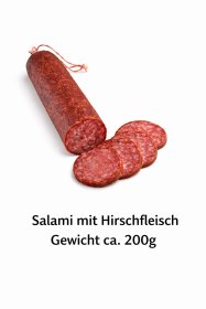 15x Salami mit Hirschfleisch a´ 200g Kraftsdorfer