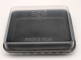 Mehrweg Menüschalen-Deckel transparent 20 Stück